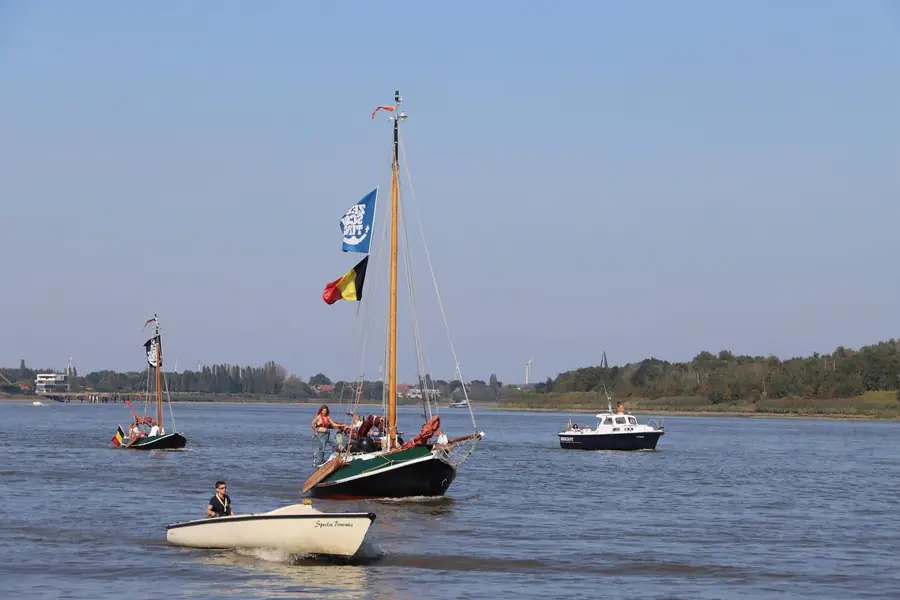 Zeescouts op de Schelde